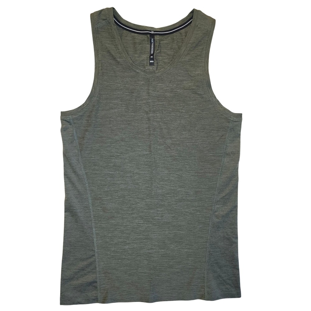 Ten Thousand Versatile Tank Mens XS Olive Green Heather Training Shirt TTKT034